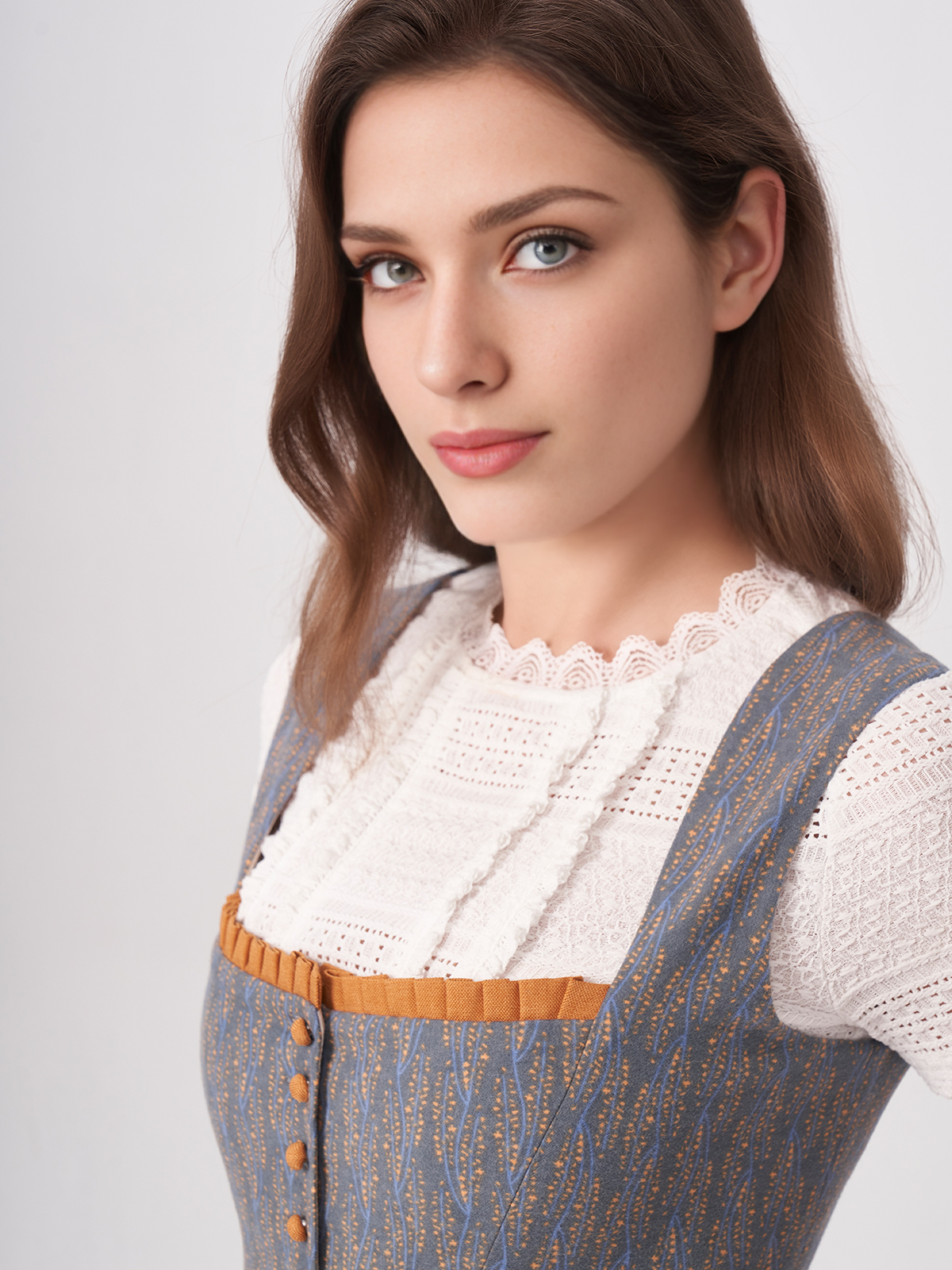 Dirndl in Blau