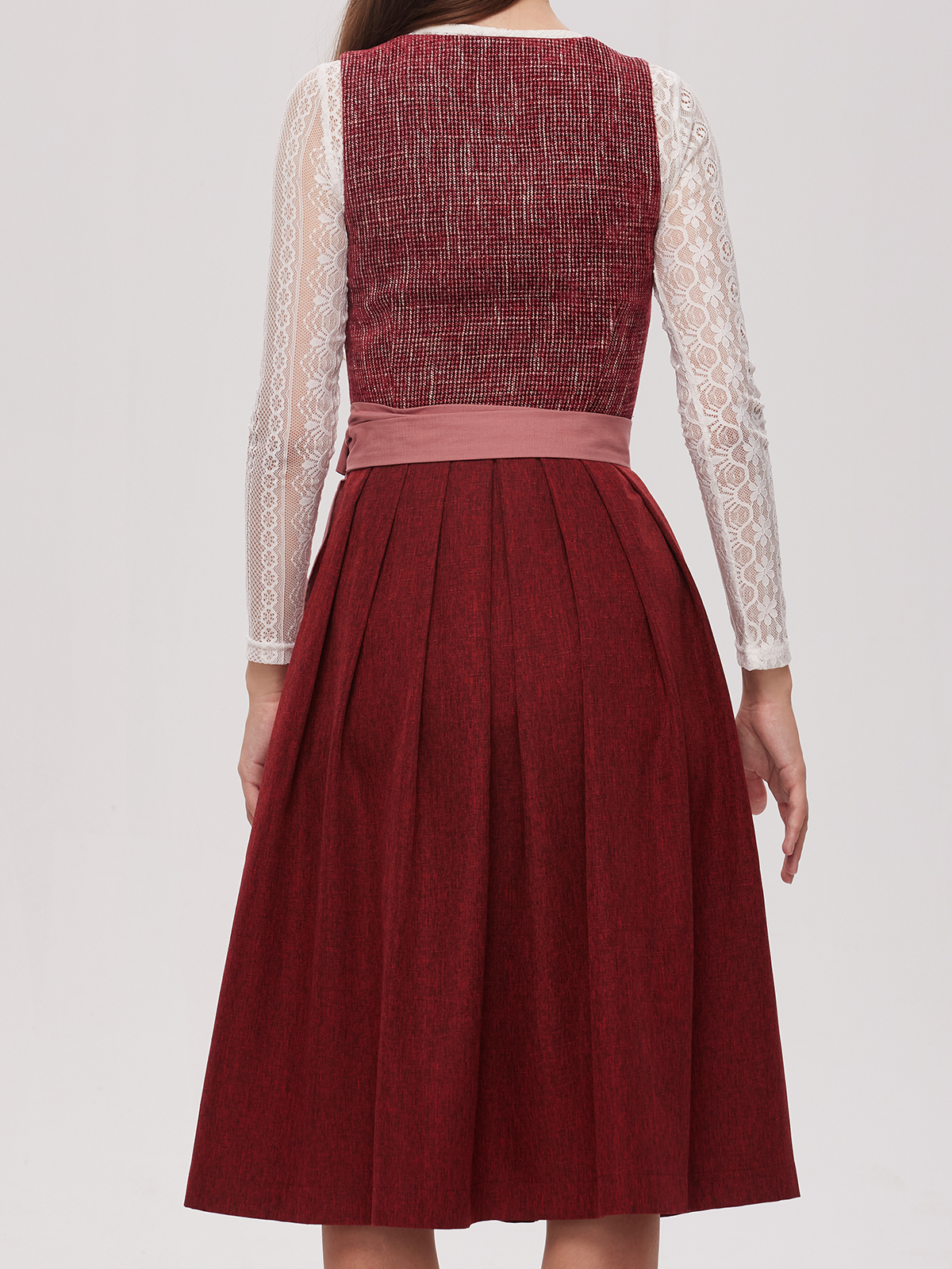Dirndlbluse in Rot