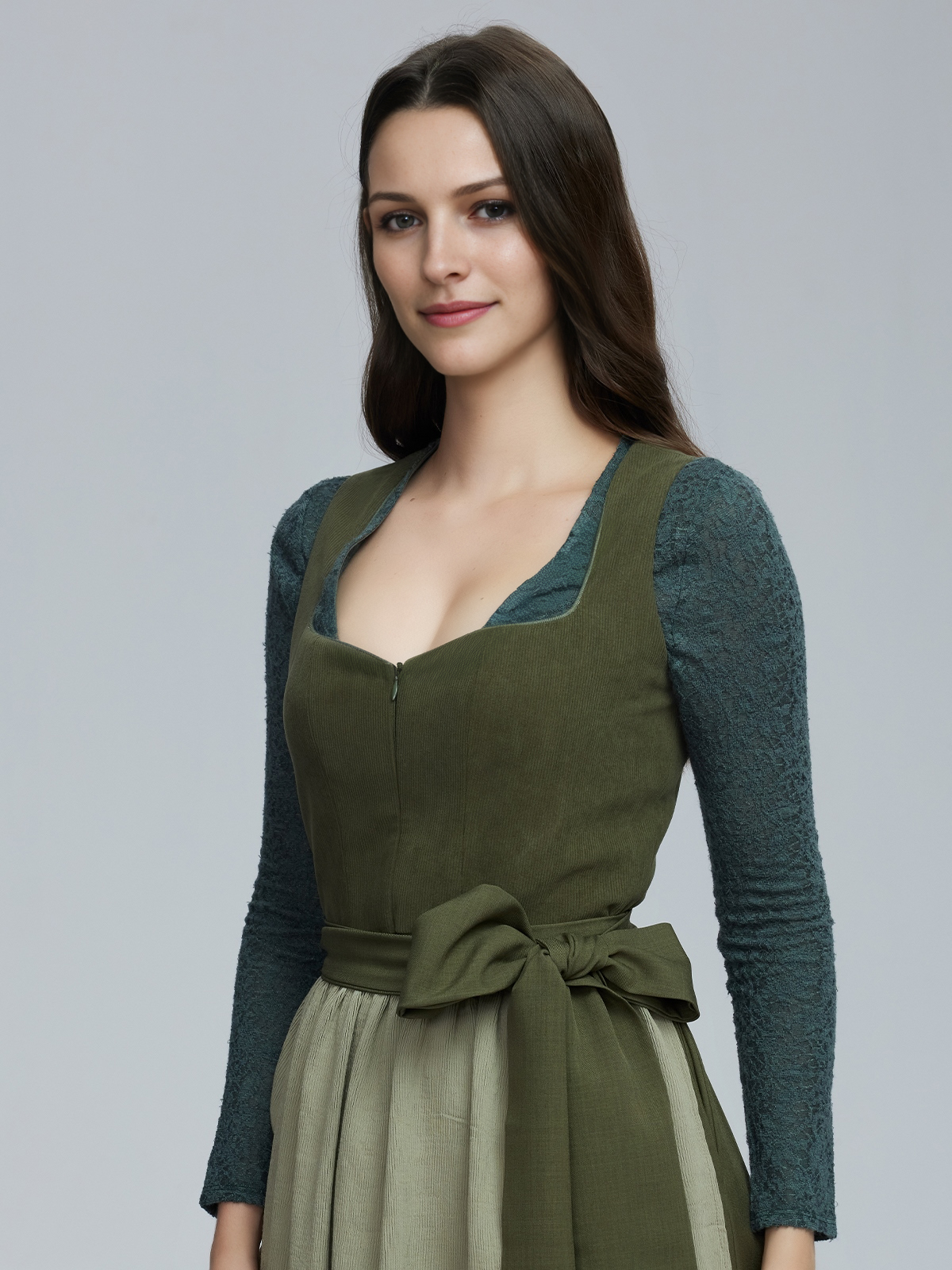 Dirndl in Grün