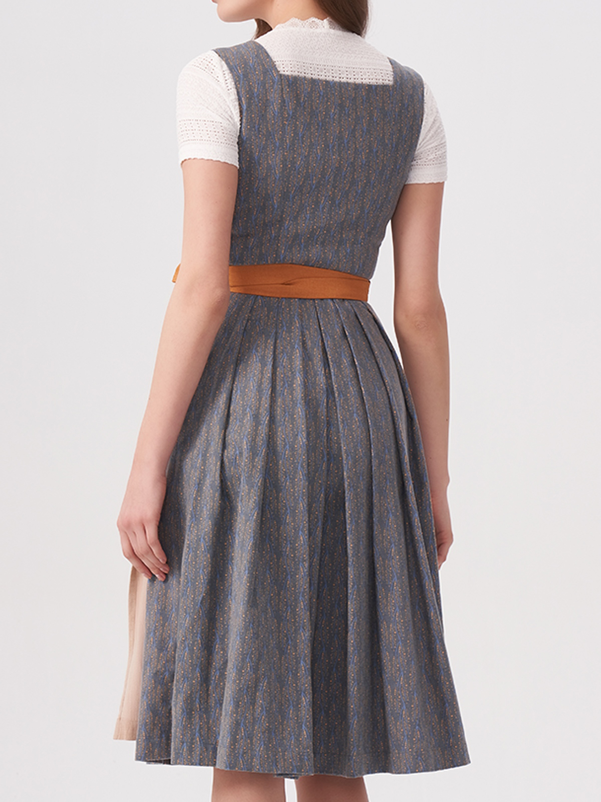 Dirndl Floral in Blau und Grün